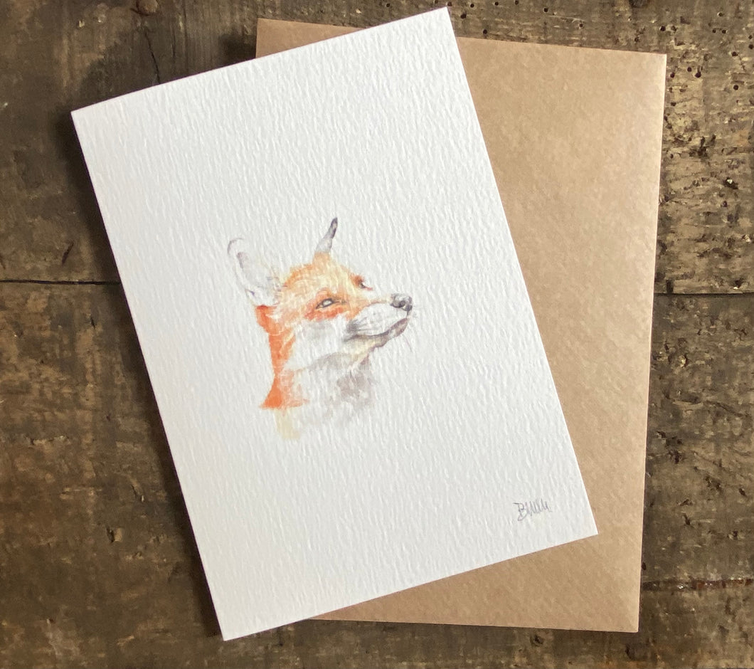 Greetings card - Fox