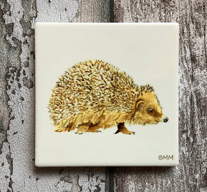 Ceramic Coaster - Hedgehog