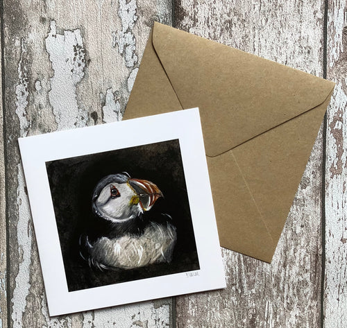 Greeting Card - Nesting Puffin