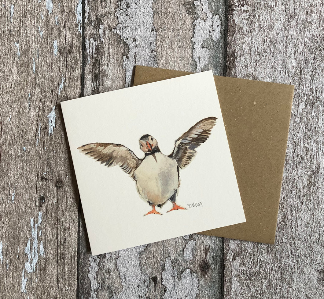 Greeting Card - Standing Puffin