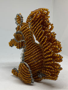 Beaded Red Squirrel - Hand Crafted