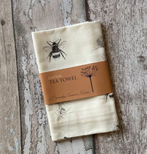 Load image into Gallery viewer, Tea Towel - The thistle &amp; the bee